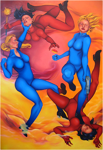 Illustration for article titled Space Babes in Danger: The Space Opera Pin-Up Art of Megan Burns